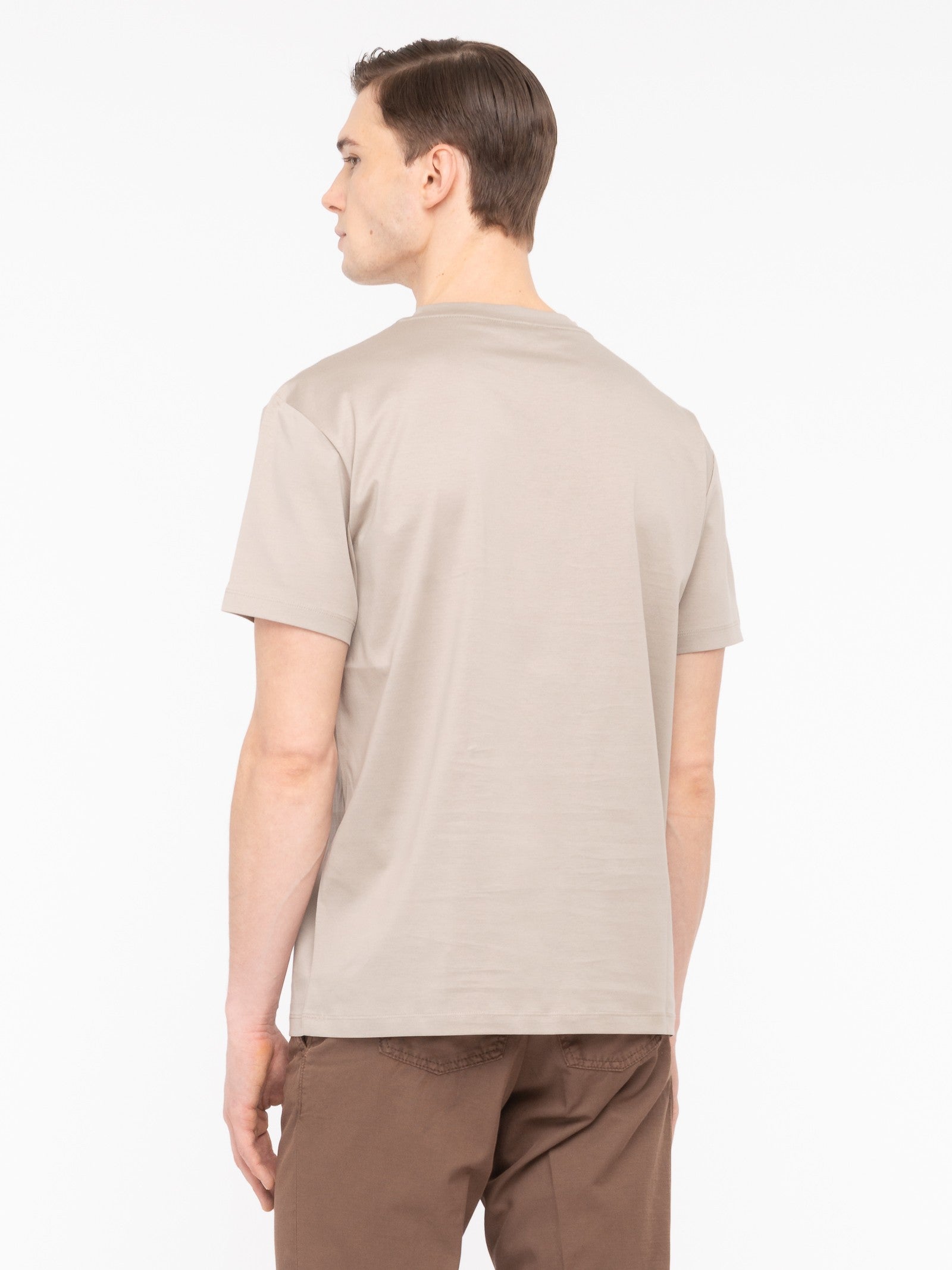 T-shirt jersey di cotone 3XL / BEIGE