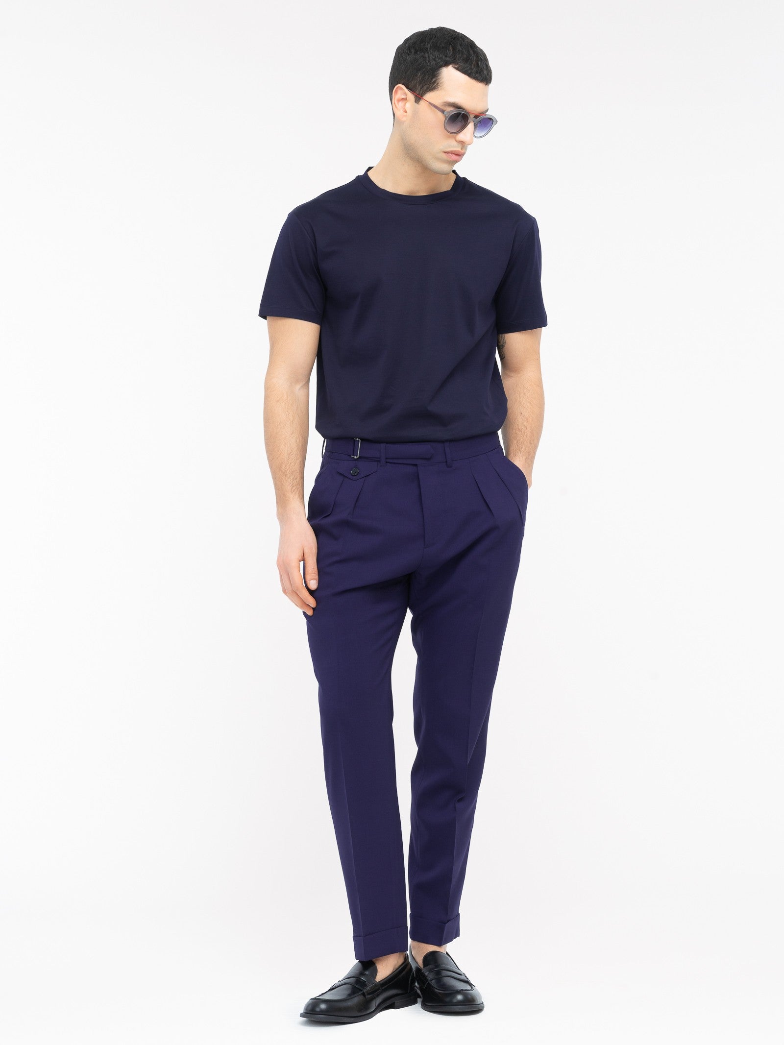 T-shirt jersey di cotone 3XL / BLU