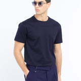 T-shirt jersey di cotone 3XL / BLU