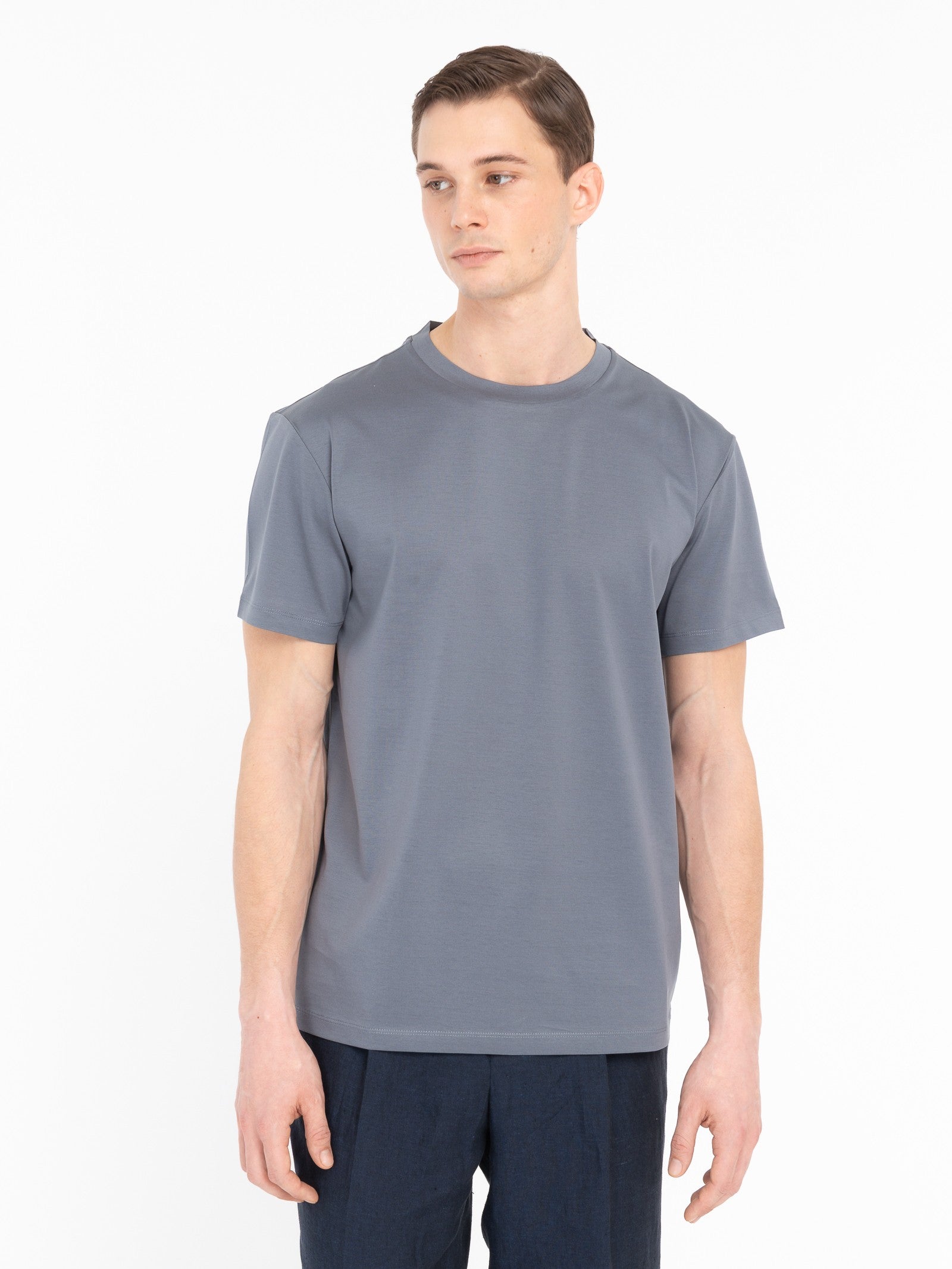 T-shirt jersey di cotone 3XL / GRIGIO