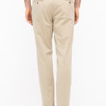 Pantalone slim gabardina di cotone stretch 44 / BEIGE