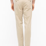 Pantalone slim gabardina di cotone stretch 44 / BEIGE