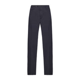 Pantalone slim gabardina di cotone stretch 44 / BLU
