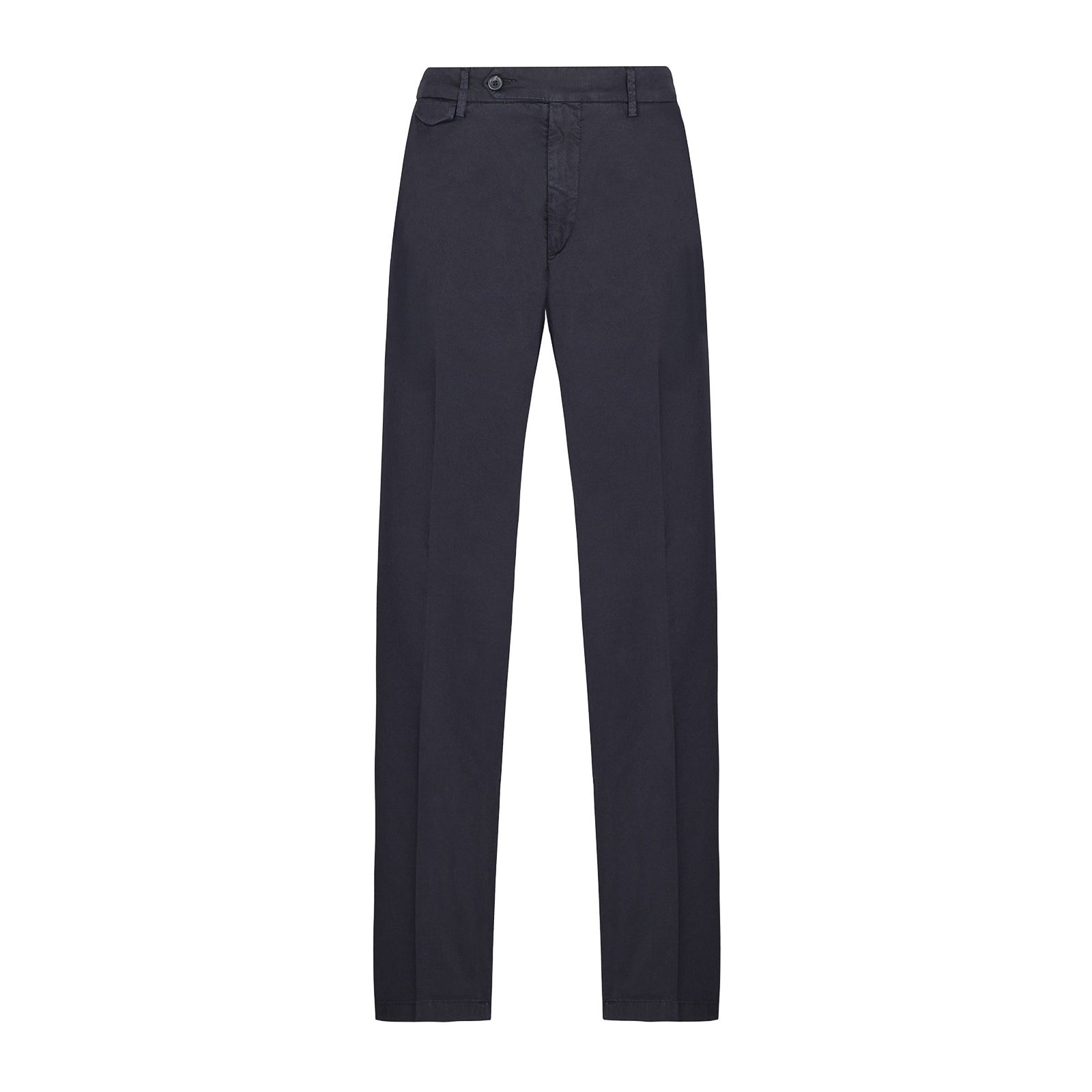 Pantalone slim gabardina di cotone stretch 44 / BLU