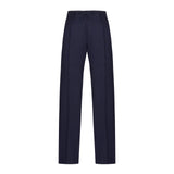 Pantalone jogging fresco di lana stretch 44 / BLU