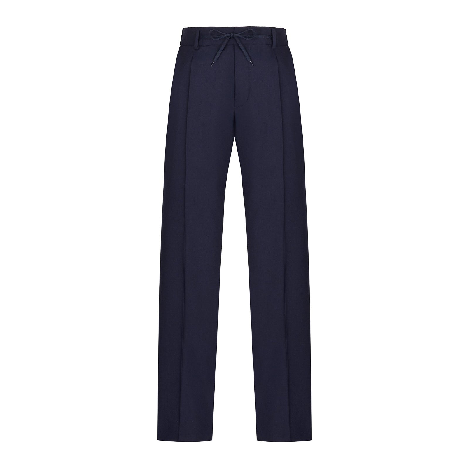 Pantalone jogging fresco di lana stretch 44 / BLU