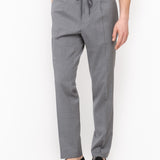 Pantalone jogging fresco di lana stretch 44 / GRIGIO