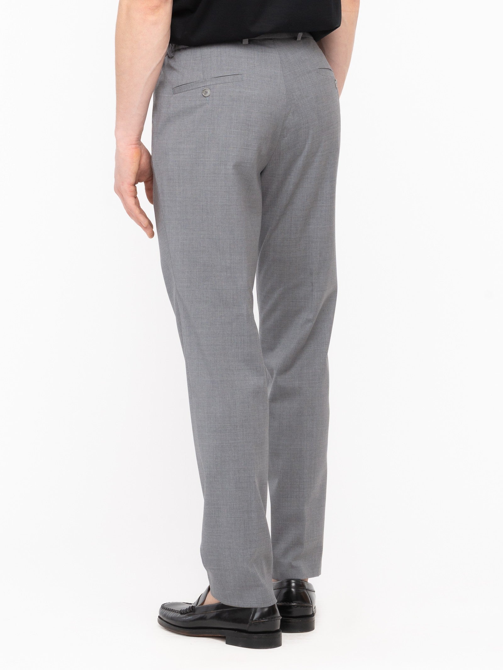 Pantalone jogging fresco di lana stretch 44 / GRIGIO