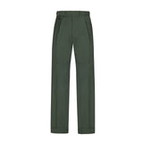 Pantalone doppia pinces fresco di lana stretch