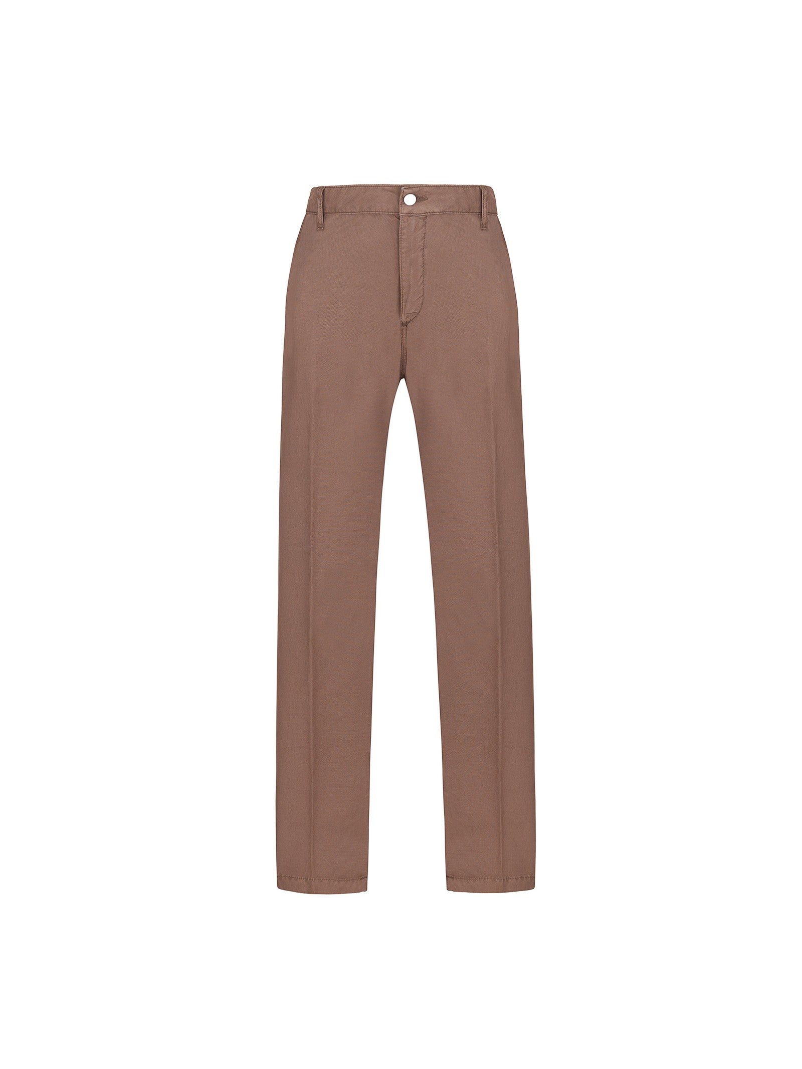 Pantalone chino twill misto cotone stretch 44 / MARRONE