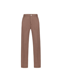 Pantalone chino twill misto cotone stretch 44 / MARRONE