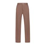 Pantalone chino twill misto cotone stretch 44 / MARRONE