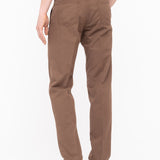 Pantalone chino twill misto cotone stretch 44 / MARRONE