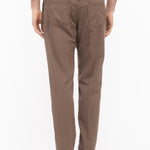Pantalone chino twill misto cotone stretch 44 / MARRONE