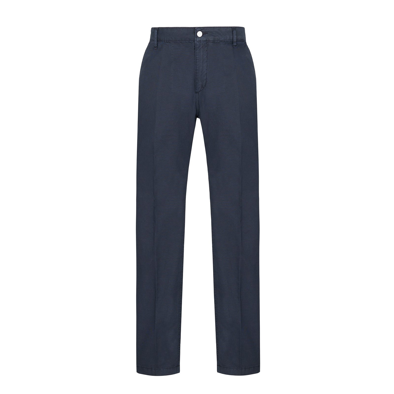 Pantalone chino twill misto cotone stretch 44 / BLU