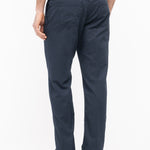 Pantalone chino twill misto cotone stretch 44 / BLU