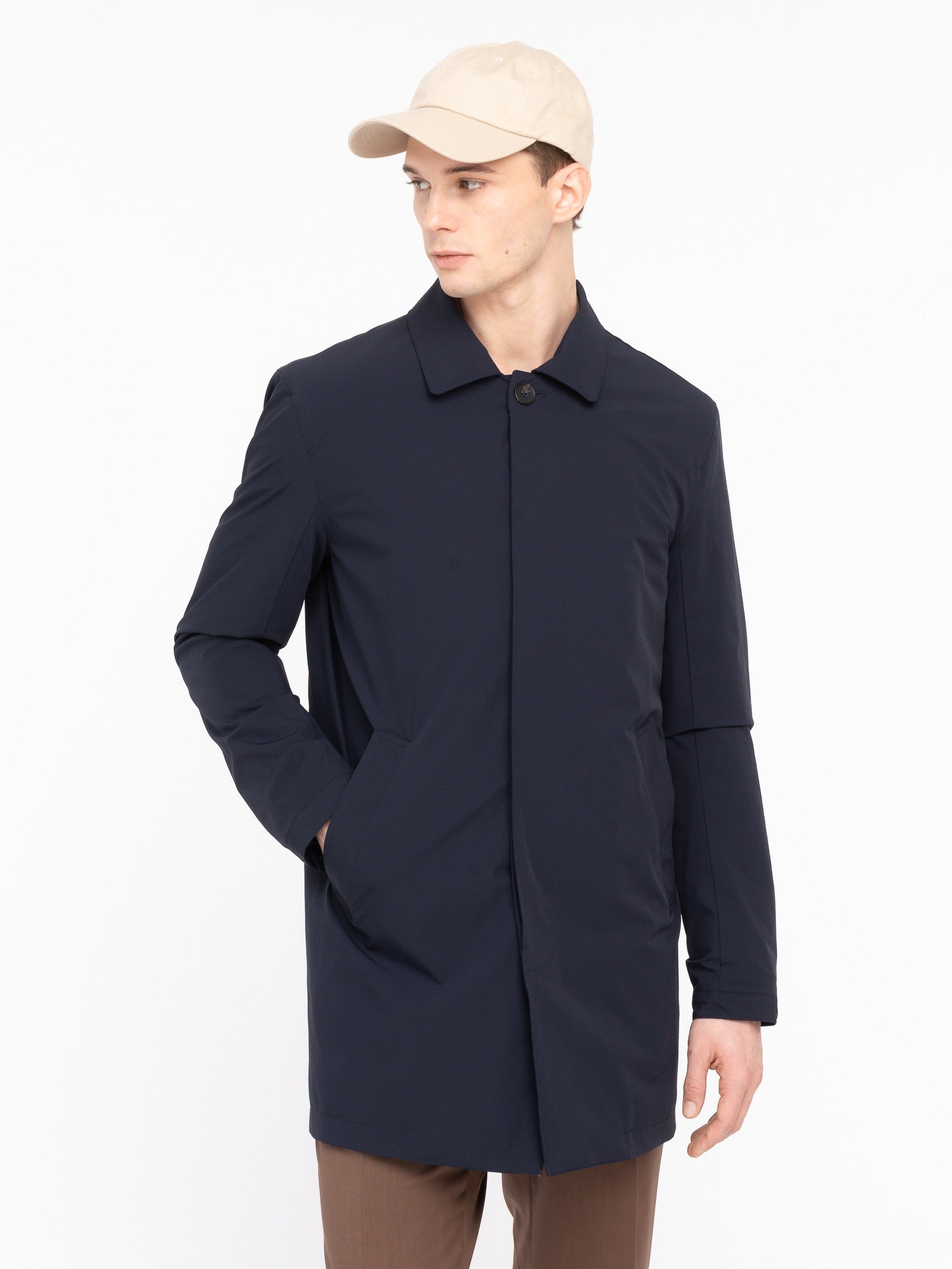 Trench coat tecnico 44 / BLU