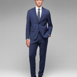 Abito in lana stretch 44 / BLU