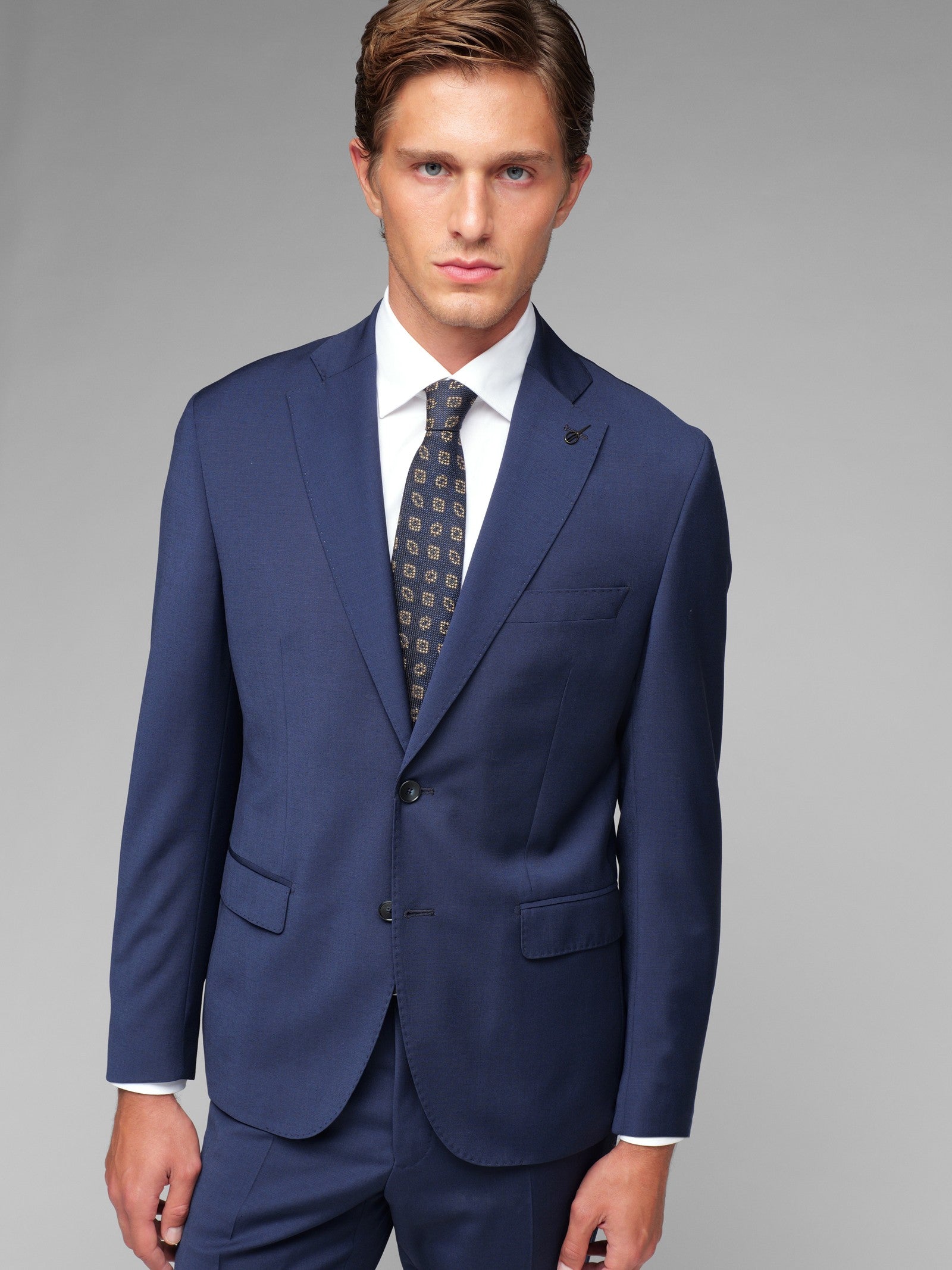 Abito in lana stretch 44 / BLU