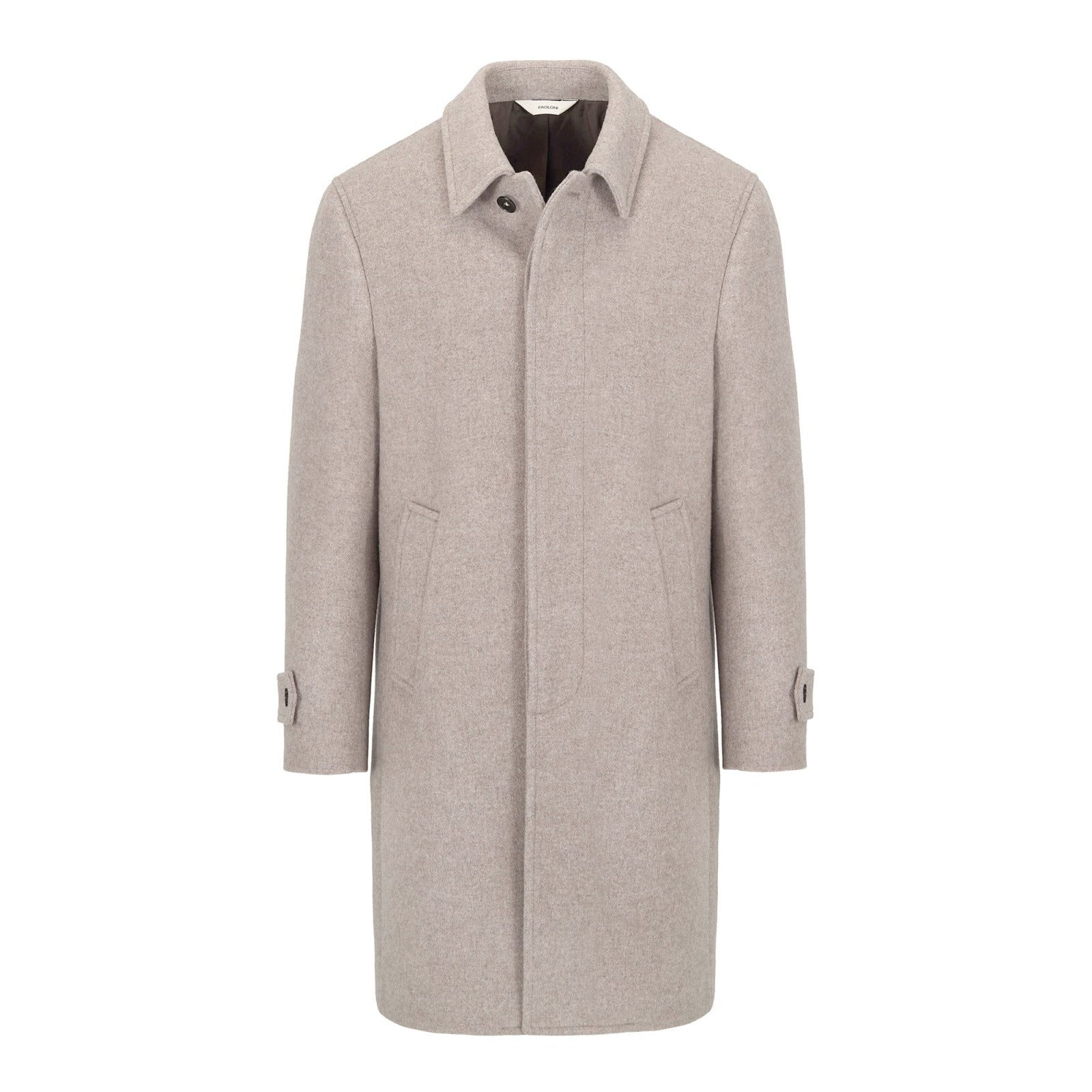 Cappotto panno misto lana cashmere 44 / MARRONE