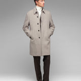 Cappotto panno misto lana cashmere 44 / MARRONE