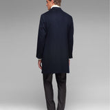 Cappotto panno lana cashmere 44 / BLU