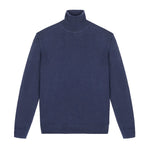 Dolcevita rasato pura lana merinos 3XL / BLU