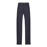 Pantalone pinces denim stretch 44 / BLU