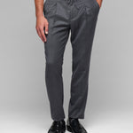Pantalone jogging flanella di lana stretch 44 / GRIGIO