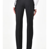 Pantalone slim in lana stretch 44 / NERO