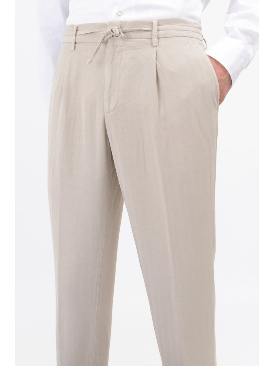 Pantalone jogging cotone 'tinto capo' 44 / BEIGE