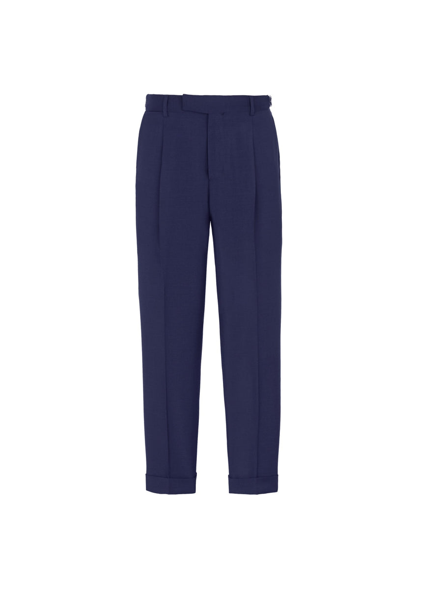 Pantalone in lana natural stretch B-dynamic 44 / BLU