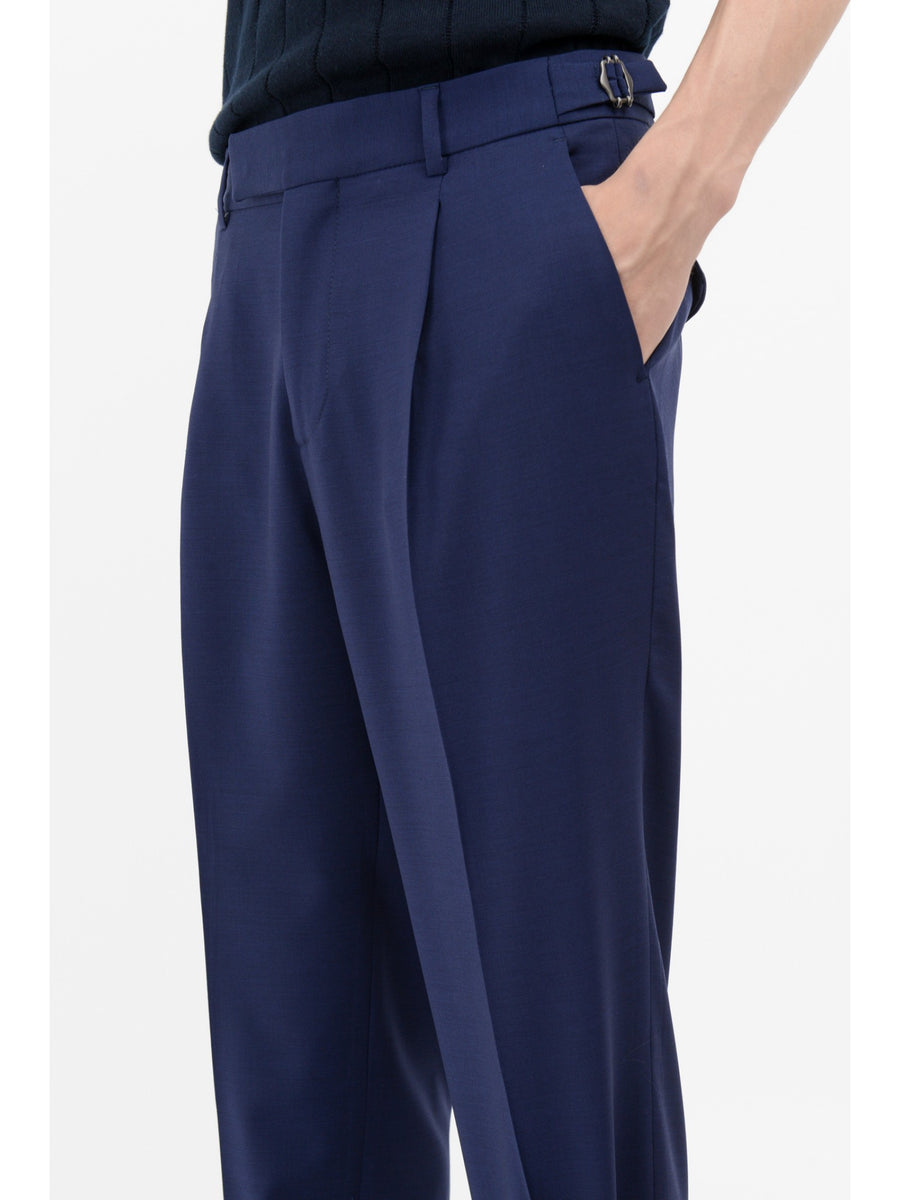 Pantalone in lana natural stretch B-dynamic 44 / BLU